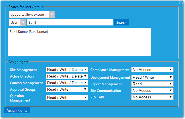 Admin Security Pop-Up Dialog Box